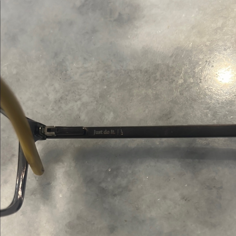 Nike Stylish Rectangular Glasses With Yellow Temp… - image 5